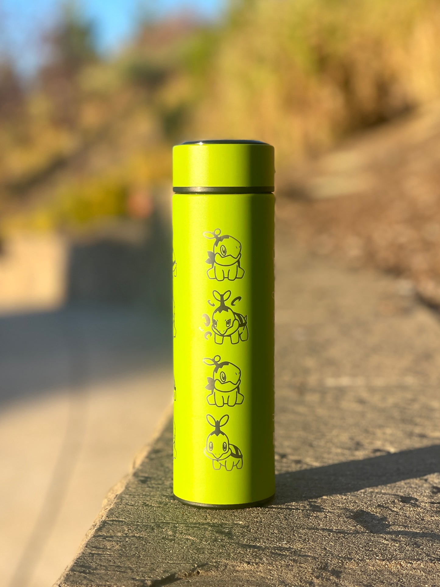 Turtwig Coffee Tumbler Tea Infuser with Sleeping & Angry Turtwig Maid  Waterbottle, Sinnoh Grass Starter Bottle Travel Mug, Anime Fan Birthday Gift