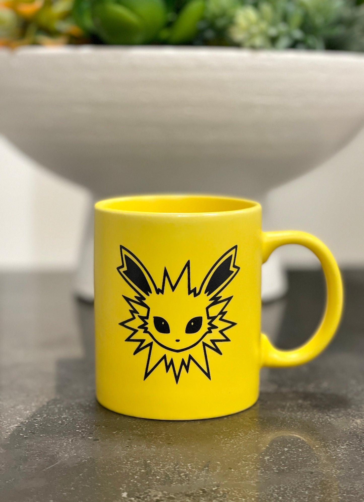 Cute Jolteon Pokemon Mug Coffee Engraved Cup, Microwave Dishwasher Safe, Eevee Evolution Eeveelutions Birthday Gift, Tea Anniversary Gifts
