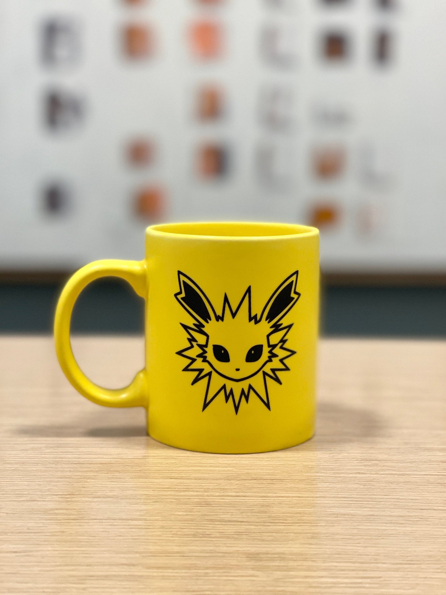 Cute Jolteon Pokemon Mug Coffee Engraved Cup, Microwave Dishwasher Safe, Eevee Evolution Eeveelutions Birthday Gift, Tea Anniversary Gifts