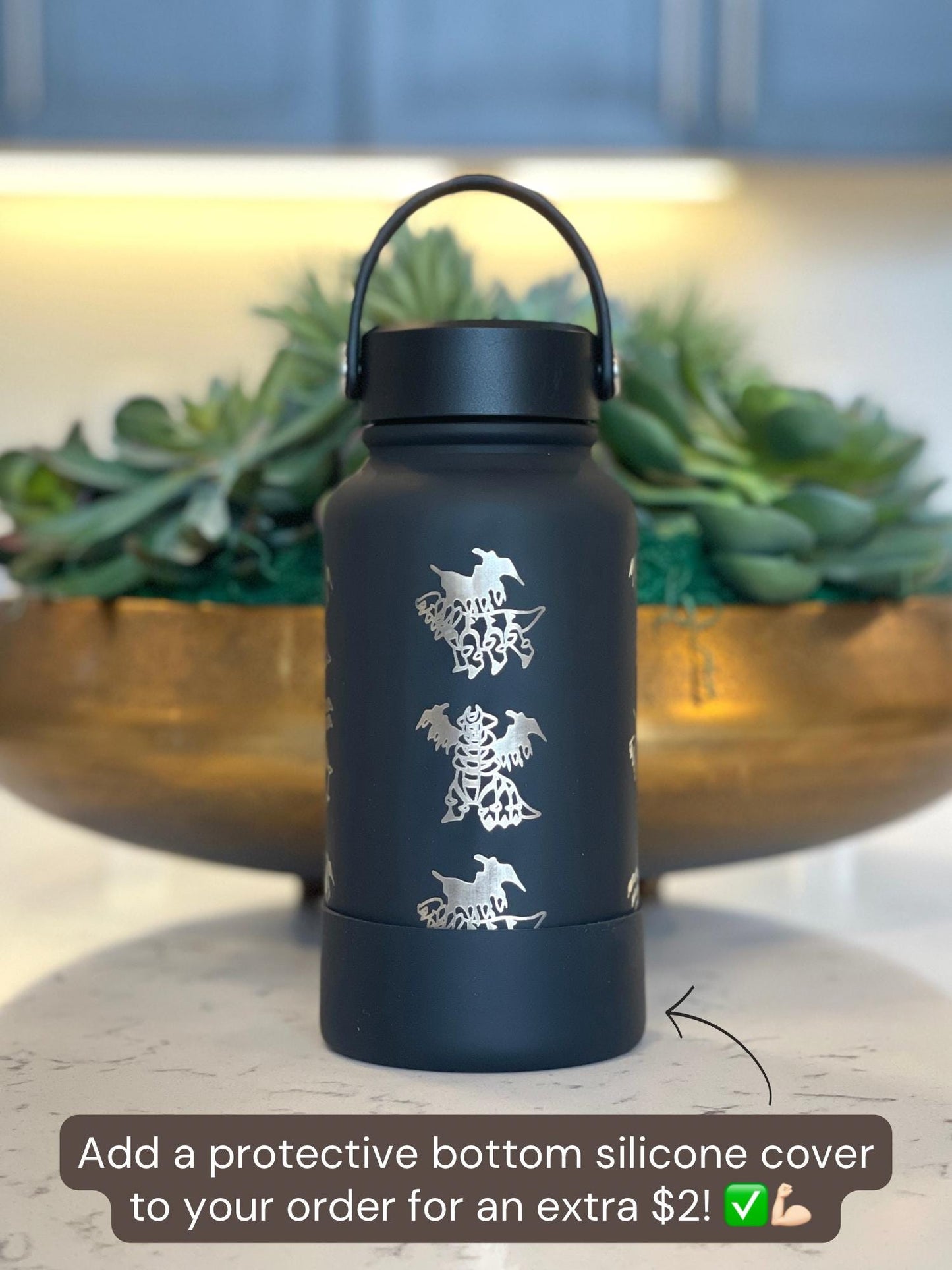 Giratina Water Bottle Engraved Coffee Tumbler with Origin and Altered Forme, Ghost Legendary Travel Mug Cup Flask, Anime Fan Birthday Gift