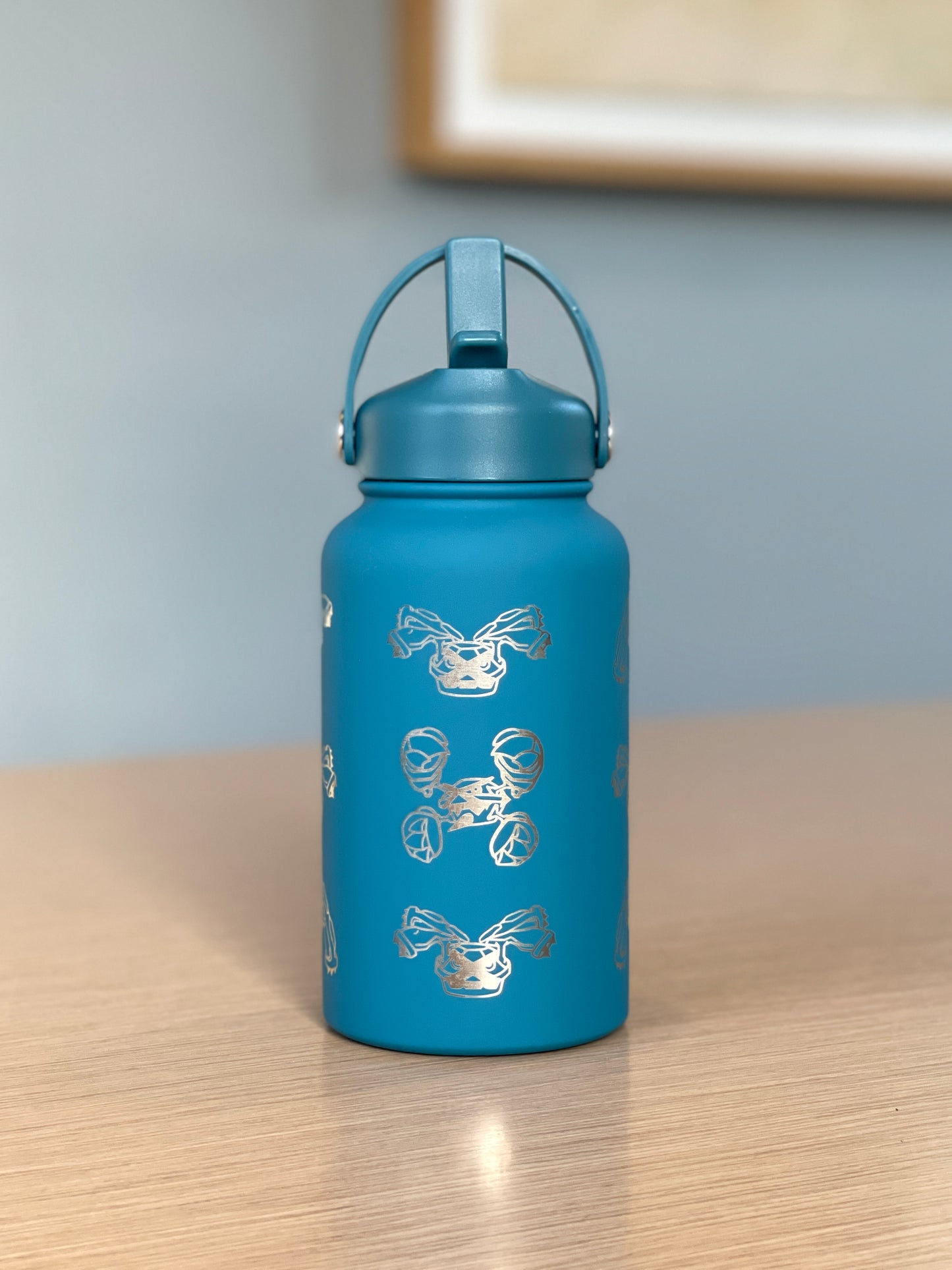 Metagross Water Bottle with Mega Metagross and Top Hat Sleeping Metagross Waterbottle, Thermos Gamer Birthday Gift