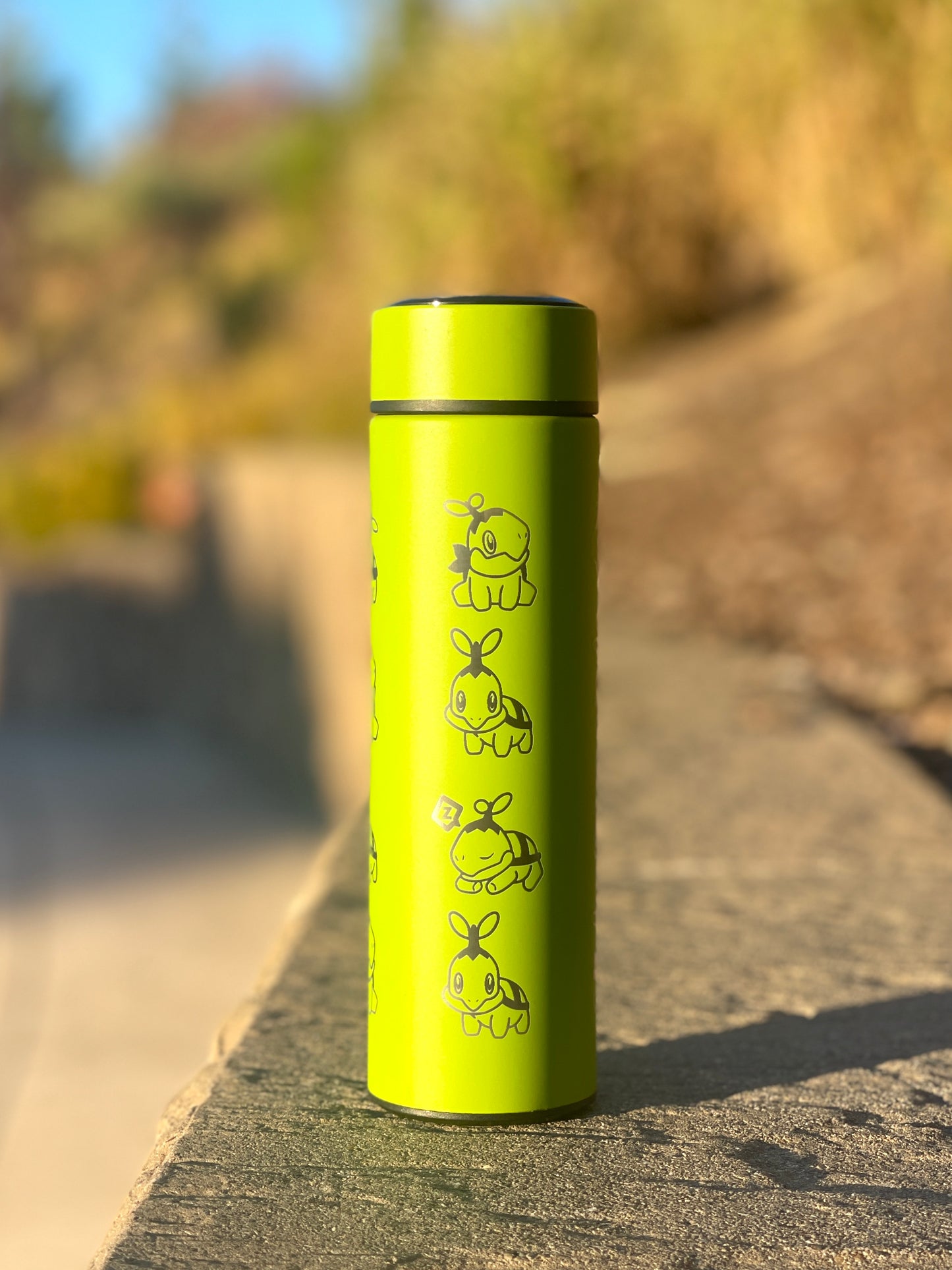 Turtwig Coffee Tumbler Tea Infuser with Sleeping & Angry Turtwig Maid  Waterbottle, Sinnoh Grass Starter Bottle Travel Mug, Anime Fan Birthday Gift