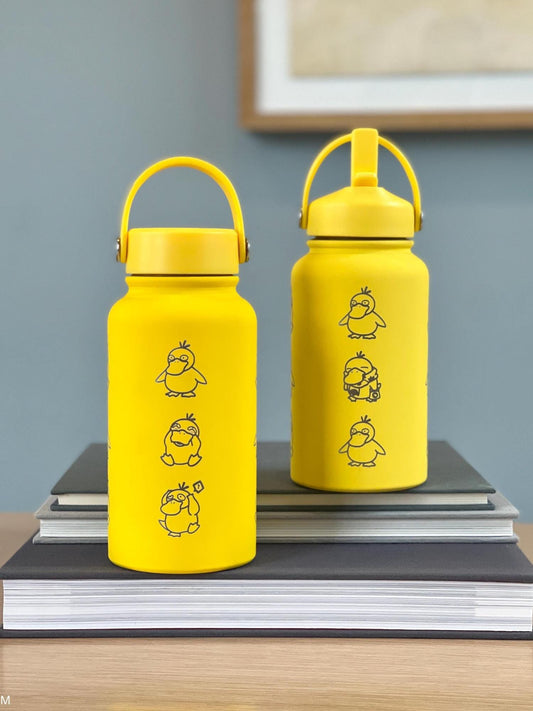 Psyduck Water Bottle Engraved Coffee Tumbler