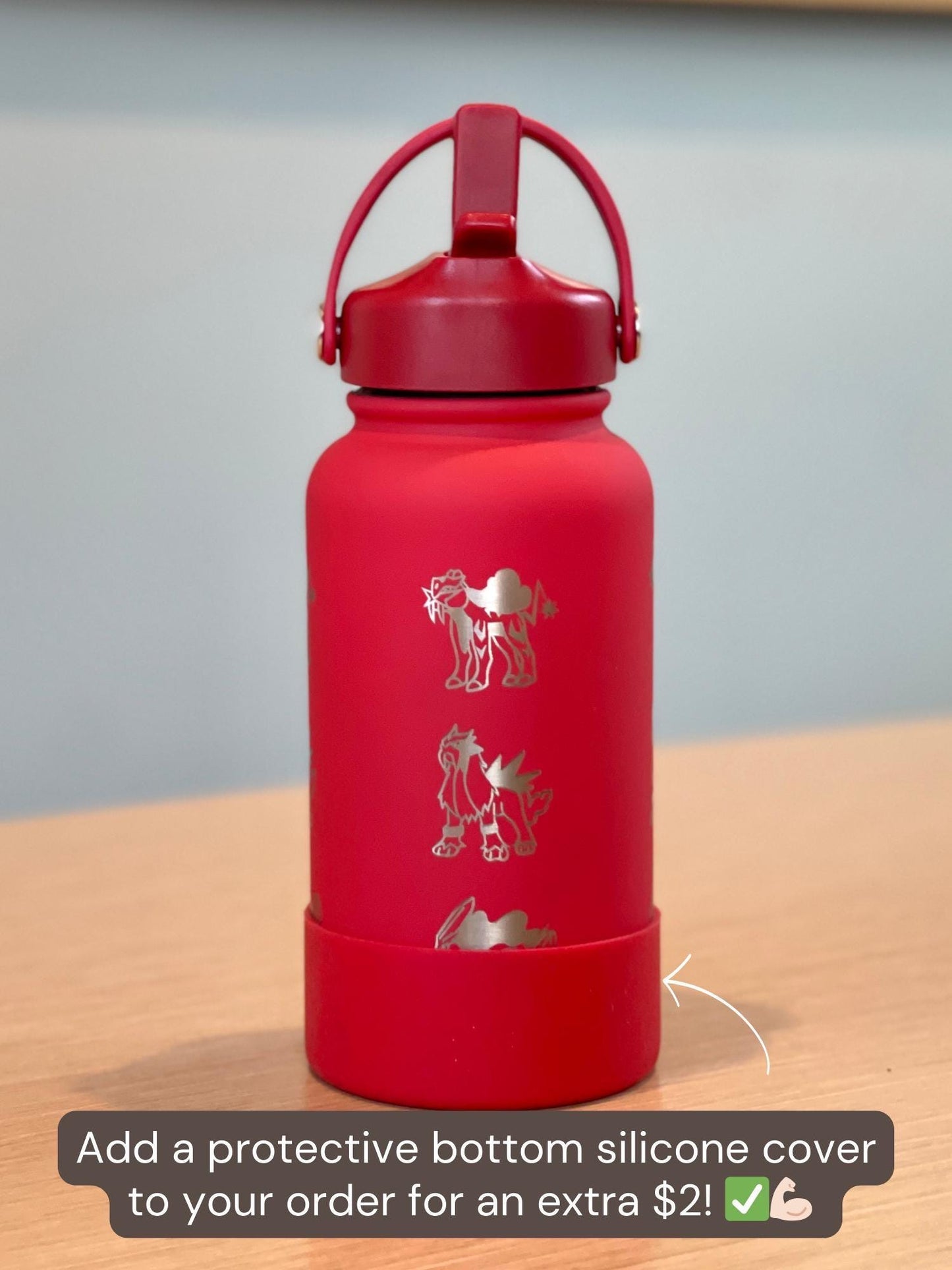 Raikou Entei Suicune Waterbottle, Johto Legendaries Paradox Beasts Coffee Tumbler, Raging Bolt Gouging Fire Walking Wake Waterbottle Gift