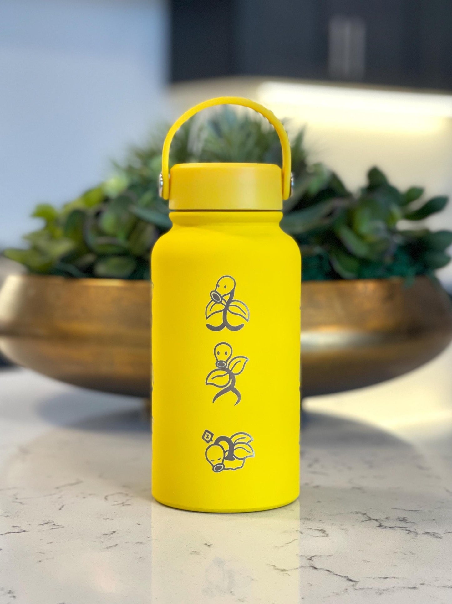 Bellsprout Water Bottle Engraved Coffee Tumbler with Sleeping Bellsprout & Razor Leaf Move Travel Mug Cup, Funny Anime Meme Birthday Gift