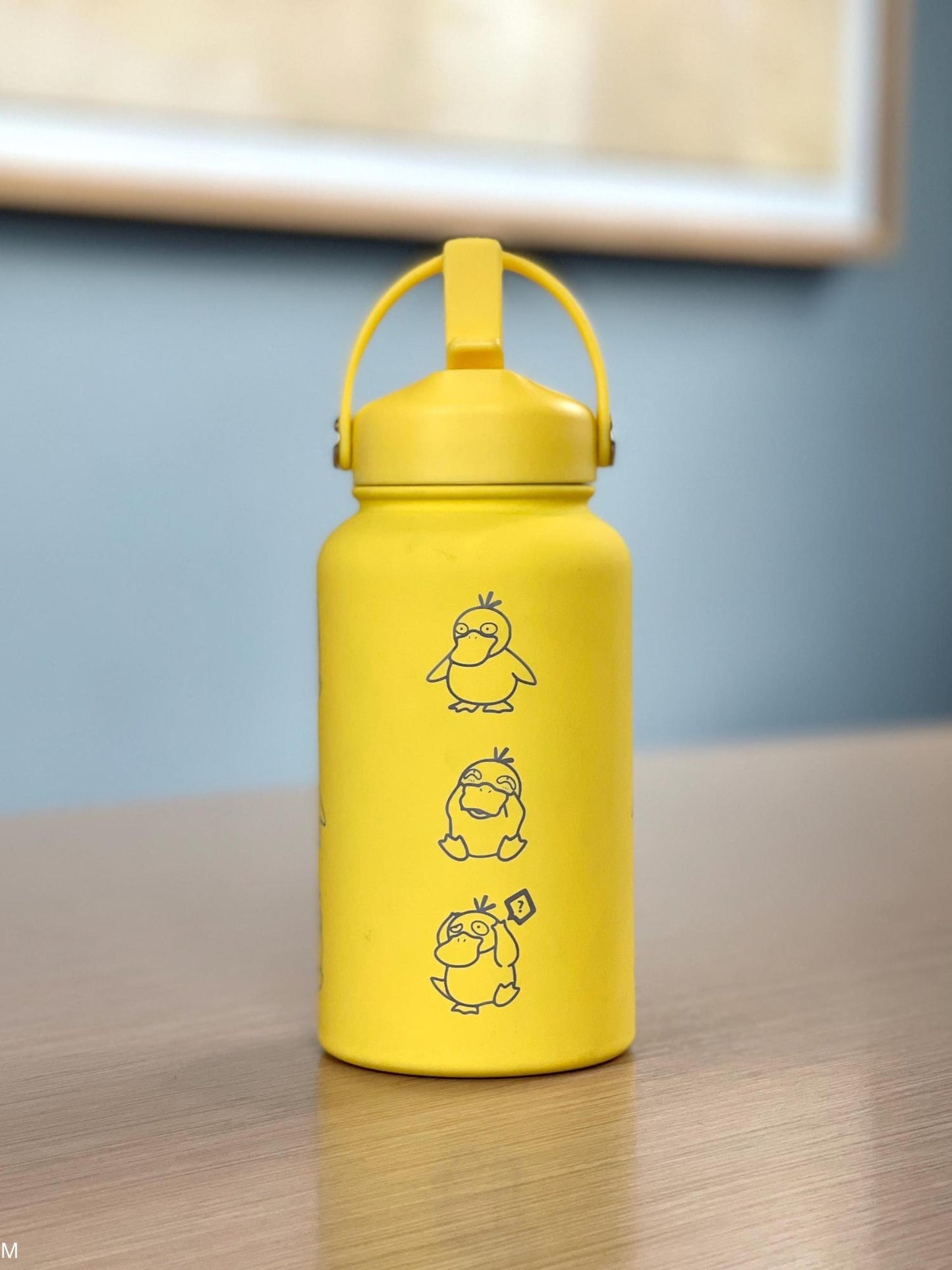 Psyduck Water Bottle Engraved Coffee Tumbler