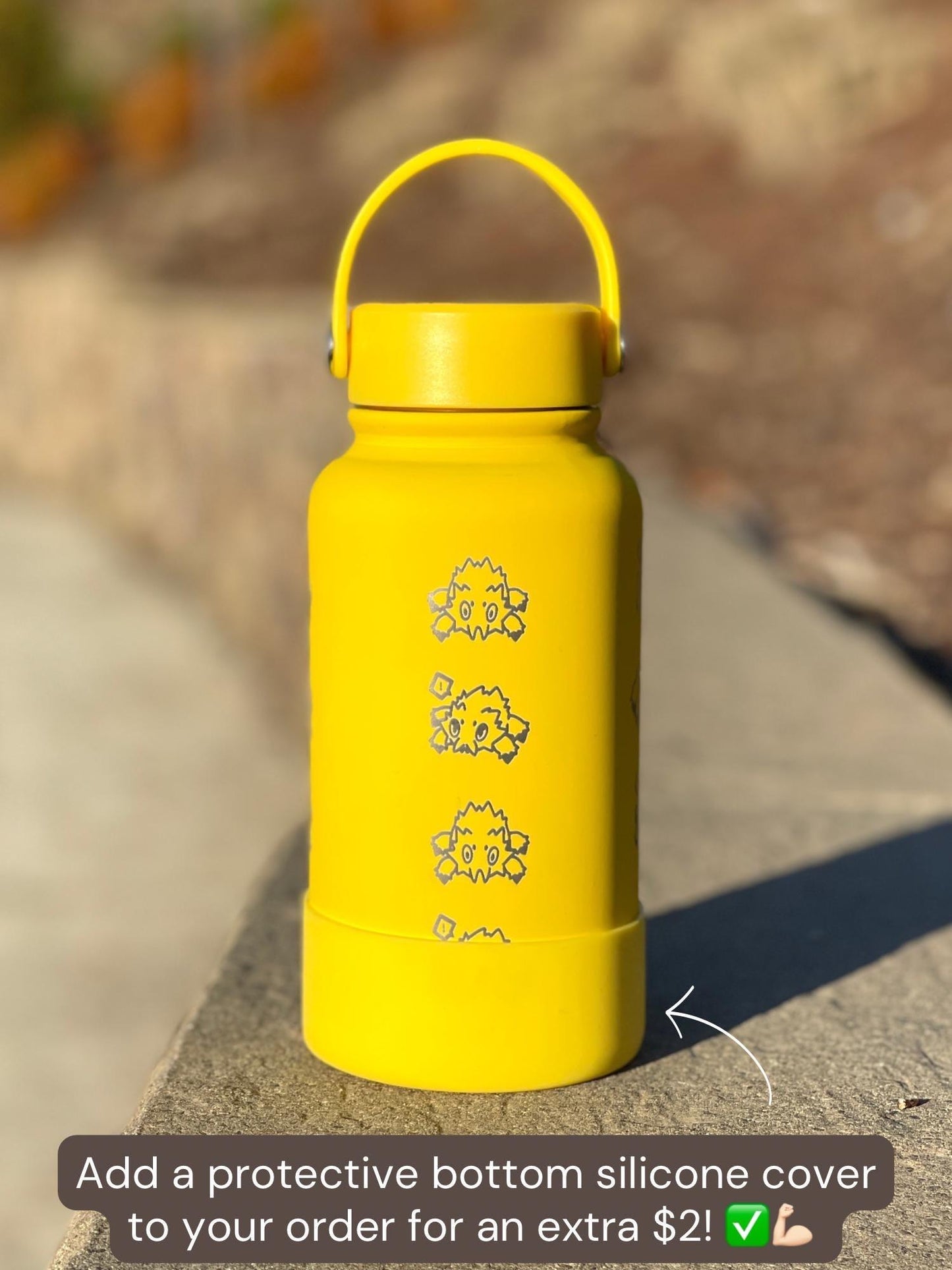 Joltik Galvantula Water Bottle Engraved Coffee Tumbler with Sleeping Joktik, Spider Electric Bug Waterbottle Travel Mug, Gamer Birthday Gift