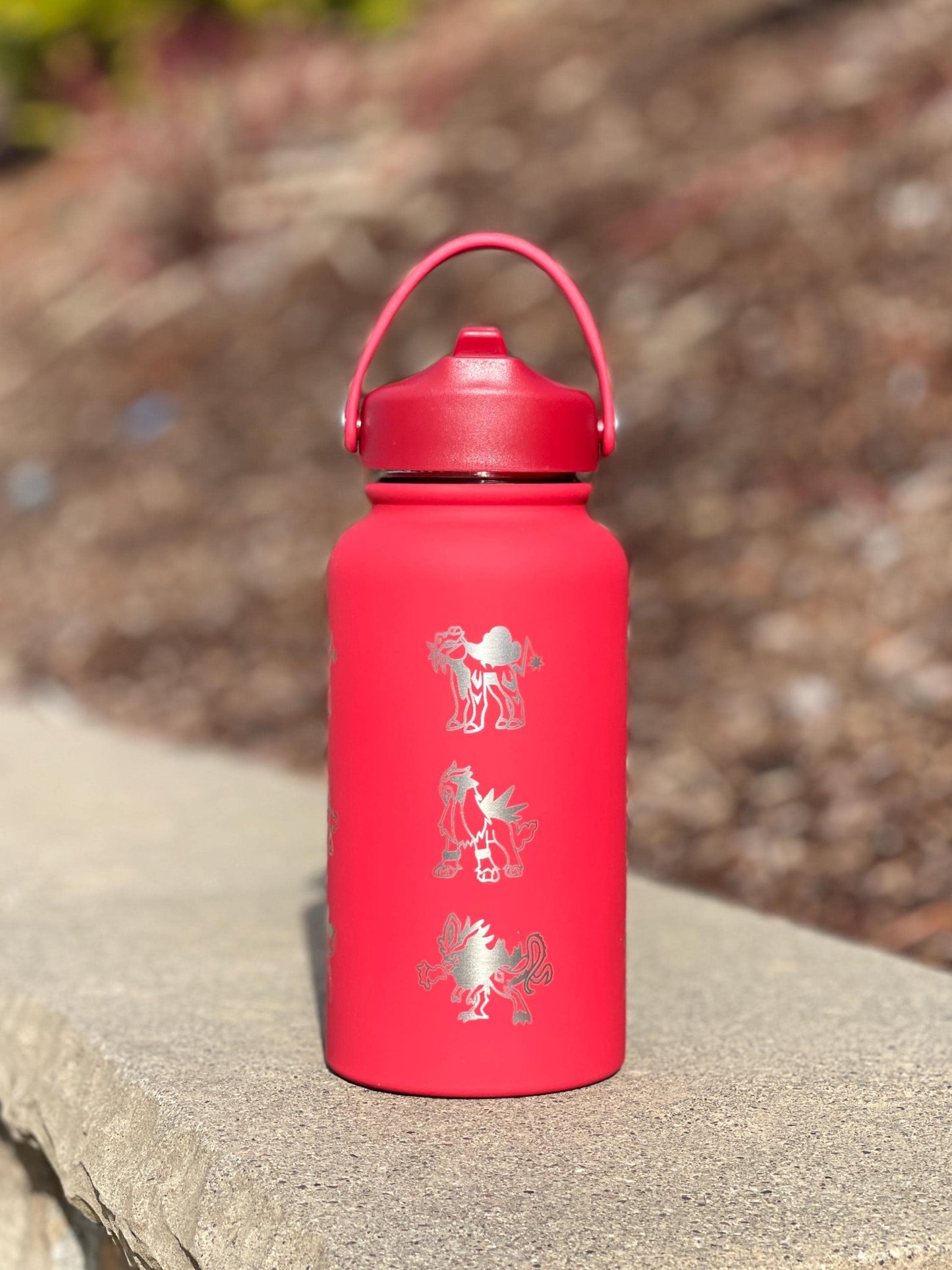 Raikou Entei Suicune Waterbottle, Johto Legendaries Paradox Beasts Coffee Tumbler, Raging Bolt Gouging Fire Walking Wake Waterbottle Gift