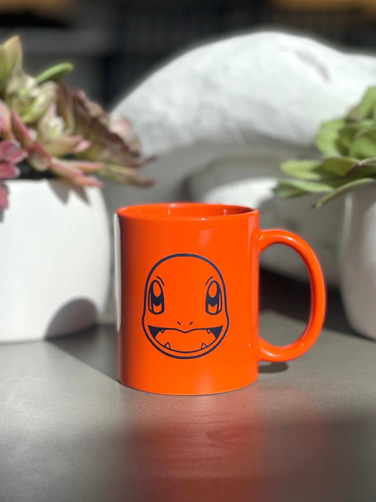 Charmander Coffee Mug Engraved, Microwave Dishwasher Safe, Anime Fan Birthday Gift