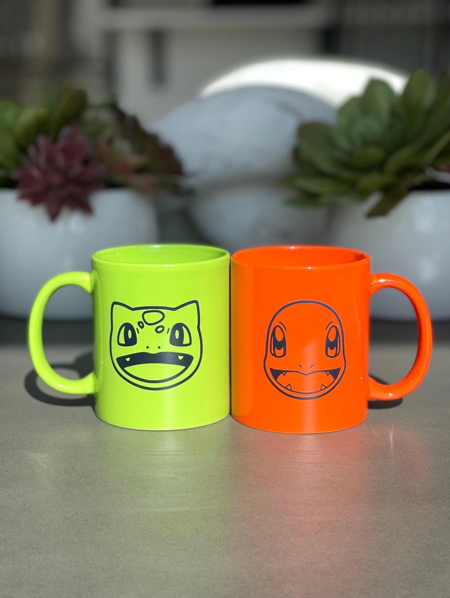 Bulbasaur Coffee Mug Engraved Tea Cup, Microwave Dishwasher Safe, Gen 1 Kanto Starter Fan Gamer Anniversary Birthday Gift