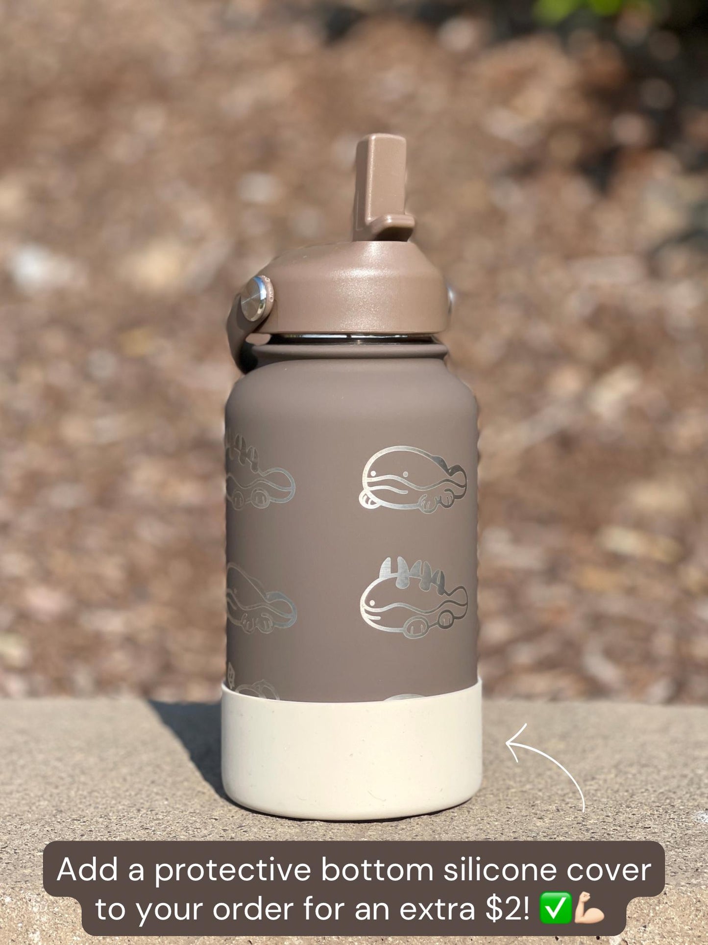 Clodsire Paldean Wooper Water Bottle Engraved Coffee Tumbler with Sleeping Clodsire, Waterbottle Travel Mug Anime Fan Birthday Gift