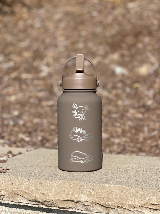 Clodsire Paldean Wooper Water Bottle Engraved Coffee Tumbler with Sleeping Clodsire, Waterbottle Travel Mug Anime Fan Birthday Gift