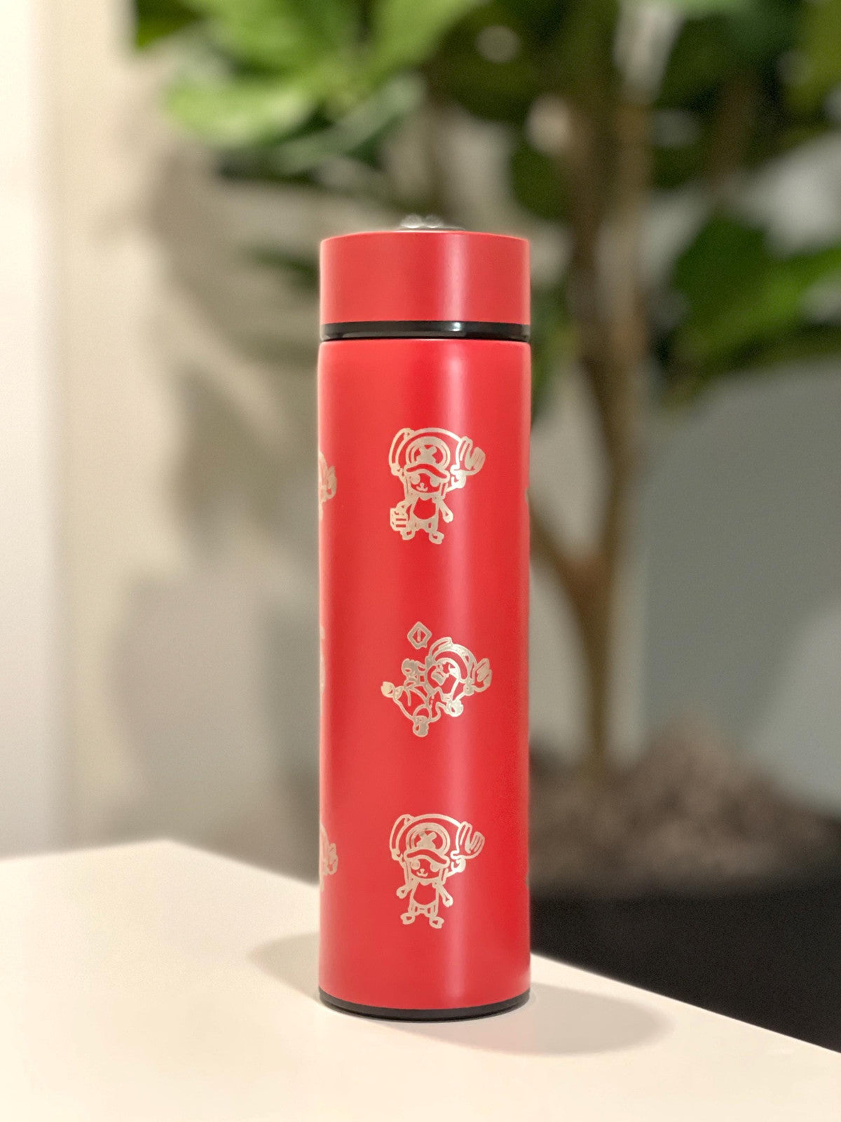 Chopper One Piece Coffee Tumbler with Tea Infuser Engraved Water Bottle, Hito