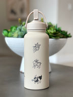 Eevee Evolutions Water Bottle Engraved Eeveelutions Coffee Tumbler, Vaporeon Jolteon Espeon Umbreon Glaceon Leafeon Sylveon Waterbottle Gift