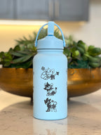 Shinx Luxio Luxray Water Bottle Engraved Waterbottle, Shinx Evolution Line Coffee Tumbler Thermos Flask, Gamer Anniversary Gift