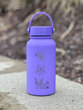 Sableye Water Bottle Engraved Waterbottle with Mega Sableye, Unite Noble Style Coffee Tumbler Thermos, Gamer Anniversary Gift