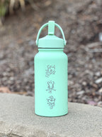 Celebi Water Bottle Engraved Coffee Tumbler with Time Traveling Celebi Johto 4Ever Movie Waterbottle Thermos Anime Fan Birthday Gift