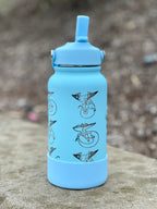 Dragapult Water Bottle Engraved Waterbottle with Dreepy Dragon Darts Coffee Tumbler Thermos Flask, Ghost Dragon Gamer Anniversary Gift