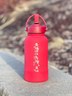 Luffy One Piece Water Bottle Engraved Coffee Tumbler, Gomu Gomu no Mi Devil