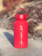 Luffy One Piece Water Bottle Engraved Coffee Tumbler, Gomu Gomu no Mi Devil