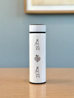 Trafalgar One Piece Coffee Tumbler with Tea Infuser Engraved Water Bottle, Ope