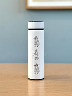 Trafalgar One Piece Coffee Tumbler with Tea Infuser Engraved Water Bottle, Ope