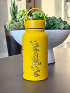 Scraggy Scrafty Water Bottle Engraved Waterbottle with Sleeping Scraggy Coffee Tumbler Thermos Flask, Dark Fighting Gamer Anniversary Gift