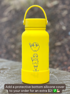 Mareep Flaffy Ampharos Water Bottle Engraved Waterbottle with Mega Ampharos, Mareep Evolution Trio Coffee Tumbler Thermos, Gamer Anniversary Gift