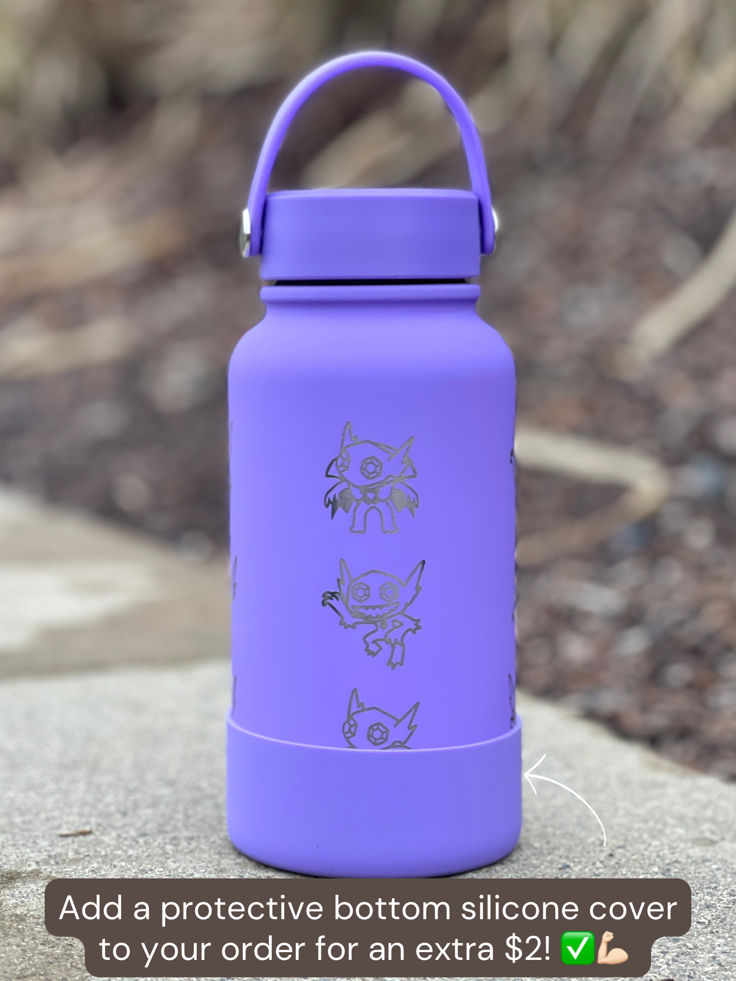Sableye Water Bottle Engraved Waterbottle with Mega Sableye, Unite Noble Style Coffee Tumbler Thermos, Gamer Anniversary Gift