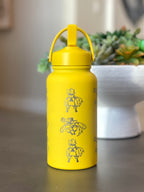 Zeraora Water Bottle Engraved Waterbottle with Mega Zeraora, Mythical Coffee Tumbler Thermos Flask, Gamer Anniversary Gift