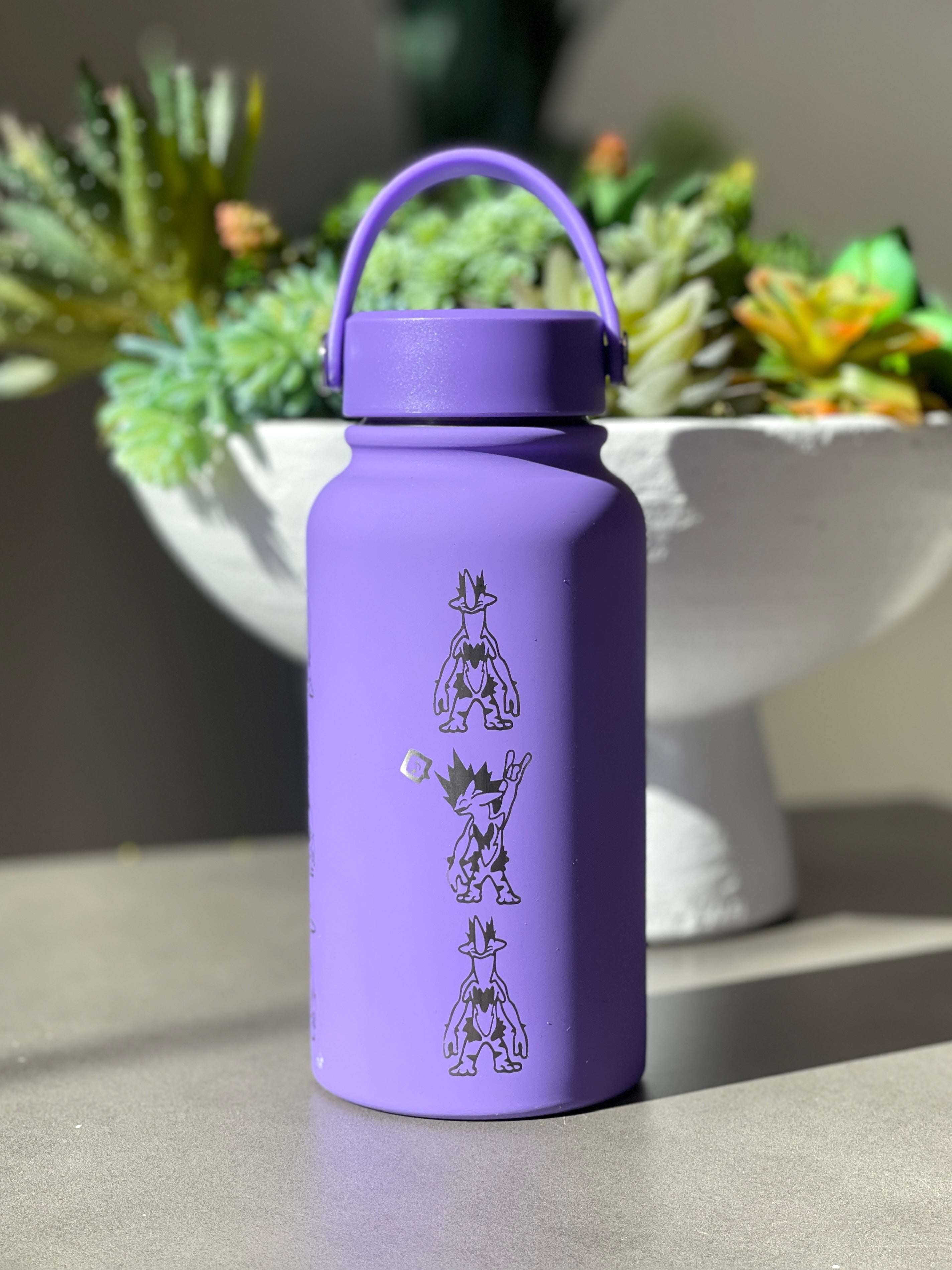 Toxitricity Water Bottle Engraved Waterbottle, Amped & Low Key Form Toxitricity Guitar Coffee Tumbler Thermos Flask, Gamer Anniversary Gift