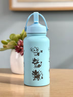 Shinx Luxio Luxray Water Bottle Engraved Waterbottle, Shinx Evolution Line Coffee Tumbler Thermos Flask, Gamer Anniversary Gift