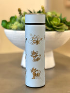 Shinx Luxio Luxray Coffee Tumbler Tea Infuser Shinx Evolution Trio, Engraved Water Bottle Travel Mug Thermos, Anime Fan Gift
