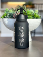 Gothita Gothitelle Gothorita Water Bottle Engraved Waterbottle Gothita Evolution Line Goth Coffee Tumbler Thermos Flask, Gamer Anniversary Gift