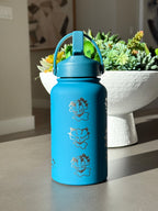 Misdreavus Water Bottle Engraved Coffee Tumbler with Misdreavus & Flutter Mane Waterbottle, Ghost Thermos Anime Fan Birthday Gift