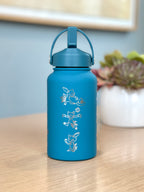 Sneasel Weavile Water Bottle Engraved Coffee Tumbler with Sneasel Chef Hat Waterbottle, Anime Fan Birthday Gift