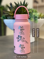 Tinkaton Water Bottle Engraved Waterbottle, Sleeping Tinkaton Hammer with Tinkatink Coffee Tumbler Thermos Flask, Gamer Birthday Gift