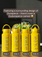 Dunsparce Dudunsparce Water Bottle Engraved Waterbottle, Sleeping Dunsparce Coffee Tumbler Thermos Flask, Gamer Anniversary Gift