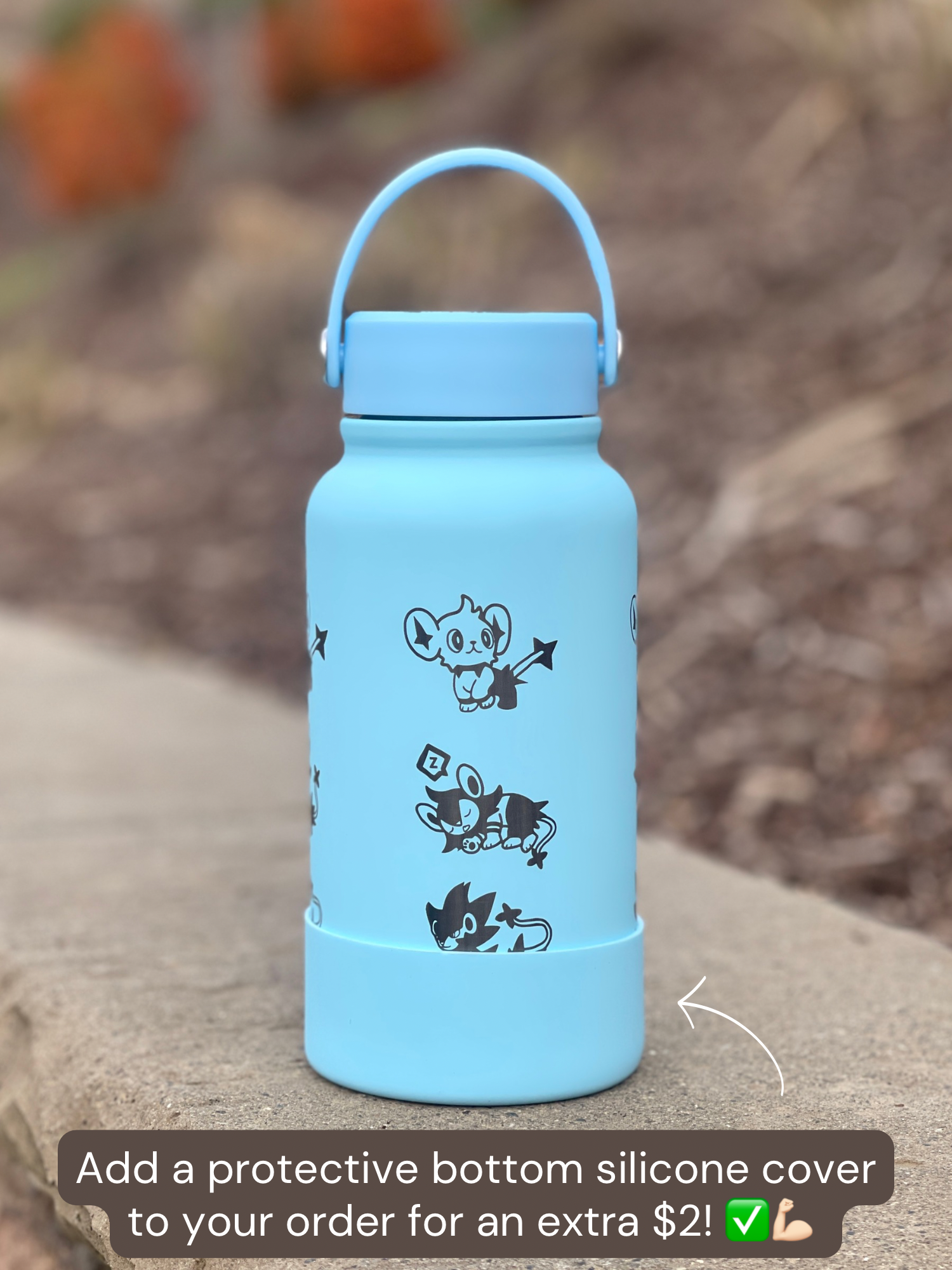 Shinx Luxio Luxray Water Bottle Engraved Waterbottle, Shinx Evolution Line Coffee Tumbler Thermos Flask, Gamer Anniversary Gift