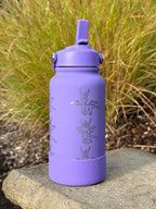 Spyro Water Bottle Engraved Waterbottle with Spyro Wearing Sunglasses Coffee Tumbler Thermos Flask, Gamer Anniversary Gift