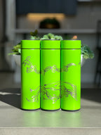 Rayquaza & Mega Rayquaza Coffee Tumbler Tea Infuser, Black Shiny Rayquaza Water Bottle, Legendary Dragon Travel Mug, Anime Fan Gift
