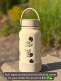 Rockruff Lyanroc Water Bottle Engraved Waterbottle, Lyanroc Midday Dusk & Midnight Form Coffee Tumbler Thermos Flask, Gamer Anniversary Gift