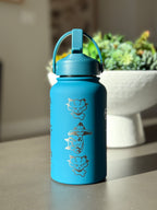 Misdreavus Water Bottle Engraved Coffee Tumbler with Misdreavus & Flutter Mane Waterbottle, Ghost Thermos Anime Fan Birthday Gift