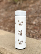 Eeveelution Eevee Evolutions Coffee Tumbler Tea Infuser, Flareon Vaporeon Jolteon Espeon Umbreon Water Bottle Travel Mug, Anime Fan Gift