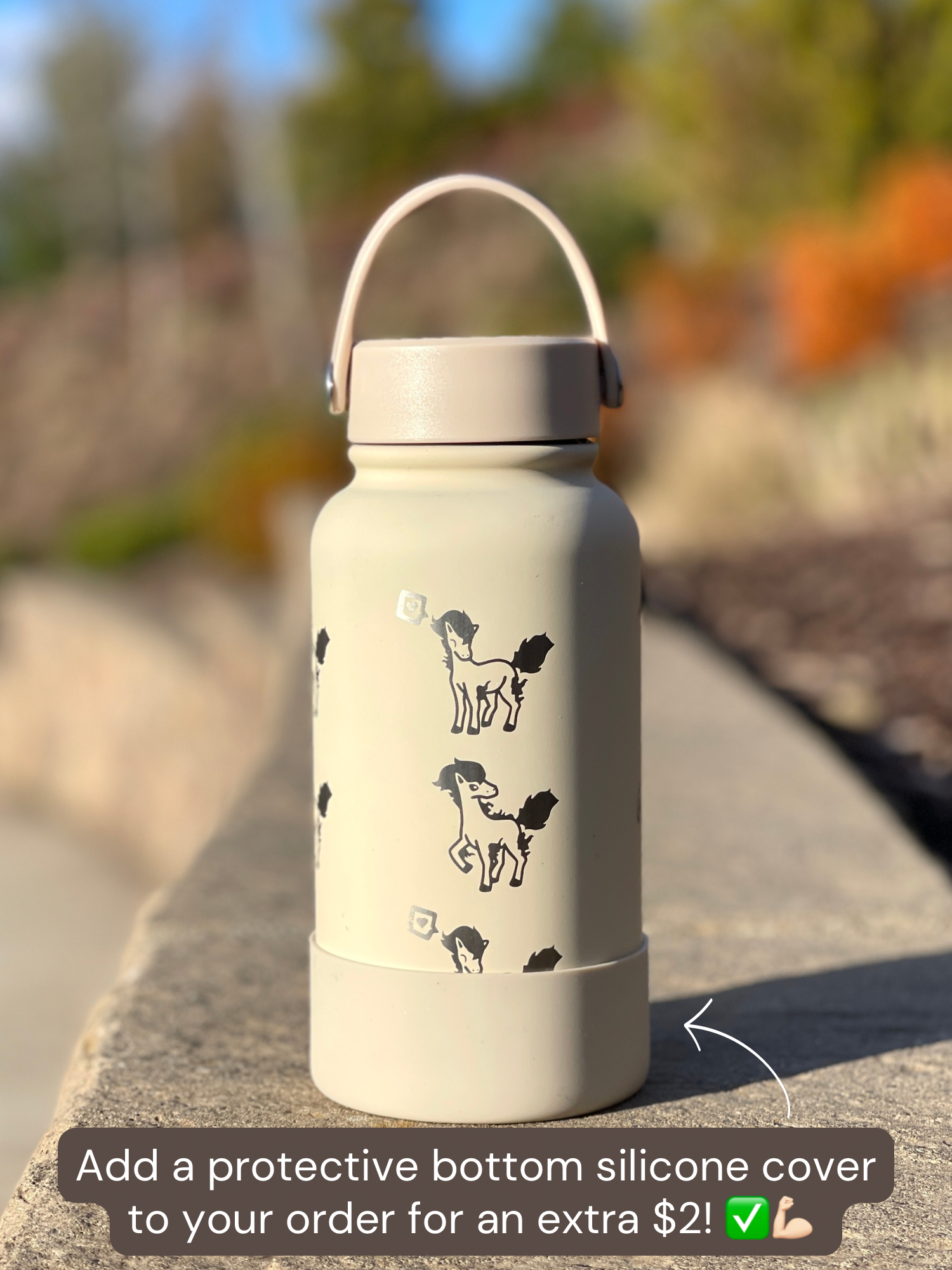 Ponyta Rapidash Water Bottle Engraved Waterbottle with Sleeping & Sunglasses Ponyta Coffee Tumbler Thermos Flask, Gamer Anniversary Gift