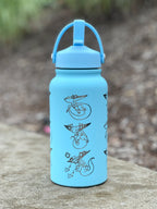 Dragapult Water Bottle Engraved Waterbottle with Dreepy Dragon Darts Coffee Tumbler Thermos Flask, Ghost Dragon Gamer Anniversary Gift