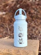Azurill Marill Azumarill Water Bottle Engraved Waterbottle, Marill Evolution Line Coffee Tumbler Thermos Travel Mug, Gamer Anniversary Gift