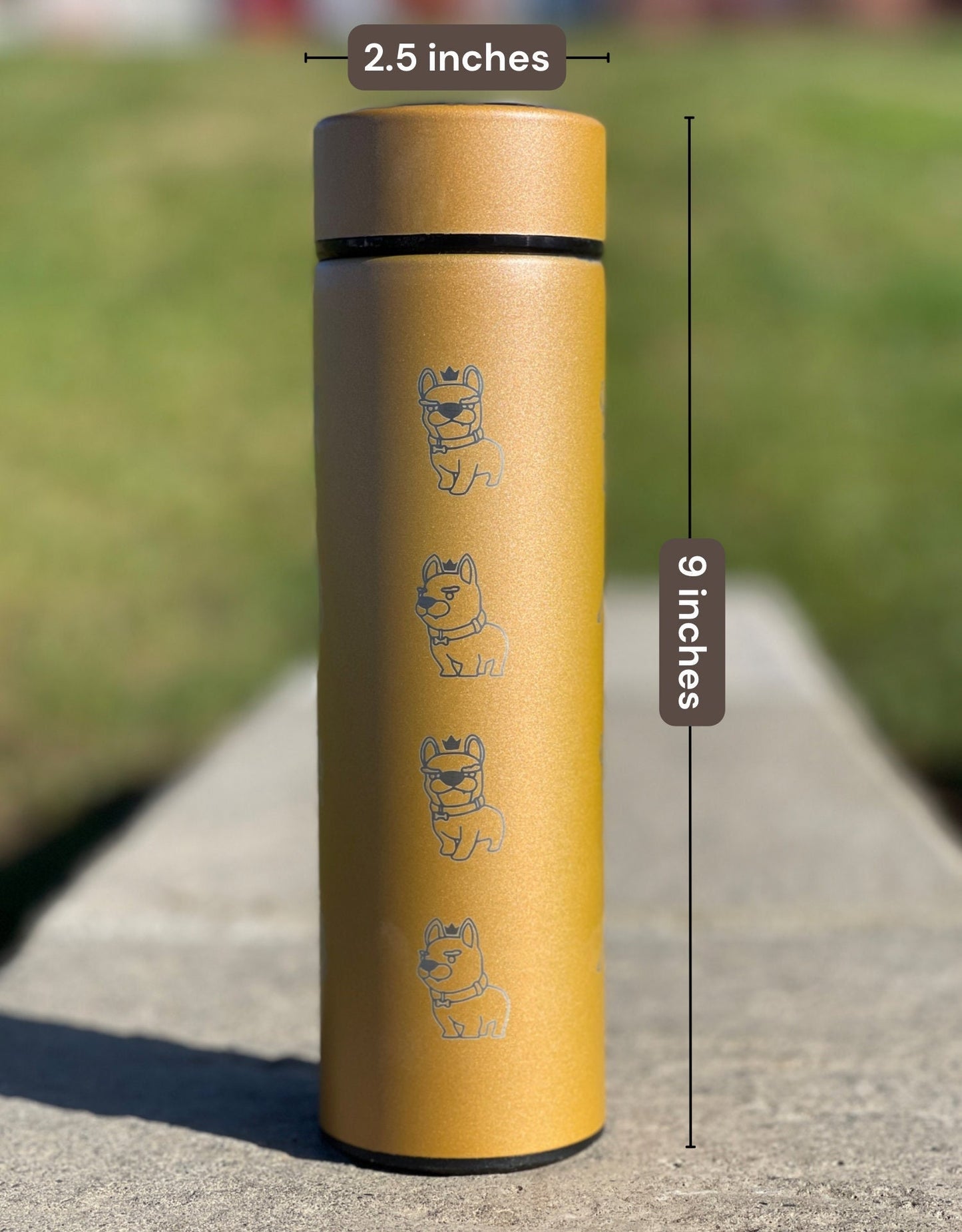 Overcooked Tumbler “Onion King and Kevin the Dog” with Tea Infuser, Overcook 2 Game Coffee Travel Mug, Cute Gamer Water Bottle Birthday Gift