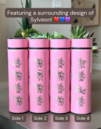 Sylveon Coffee Tumbler Tea Infuser, Fairy Eeveelution Water Bottle Travel Mug, Anime Fan Gift