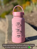 Miltank Water Bottle Engraved Waterbottle Moo Moo Milk & Angry Miltank, Cute Cow Coffee Tumbler Thermos Flask, Gamer Anniversary Gift